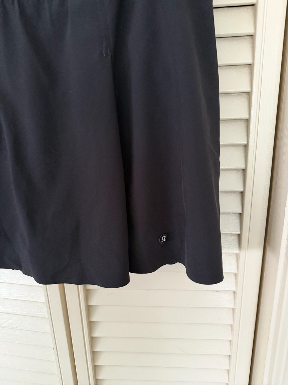 Lululemon Black Tennis Skirt High Rise Stitched Logo XL - Picture 7 of 9
